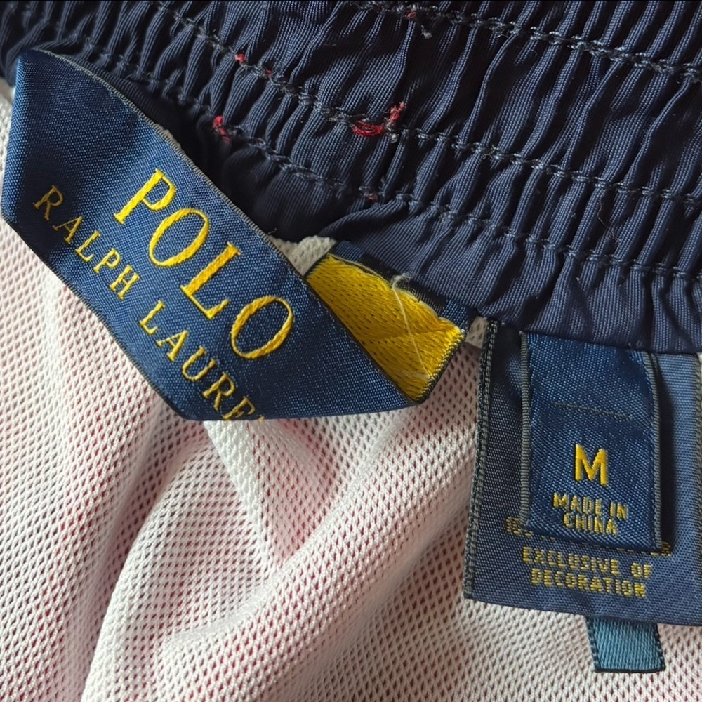 Polo Ralph Lauren Men’s Red Swimming Trunks Size Medium - Picture 3 of 9